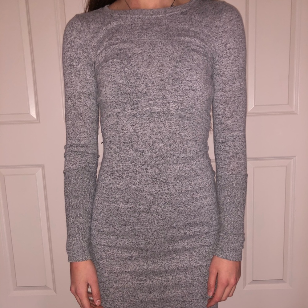 Gray Bodycon Dress